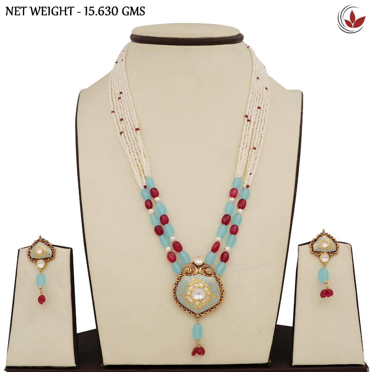 Secret Treasure Heart Gemstone Necklace - Ruby Red – Gabi The Label