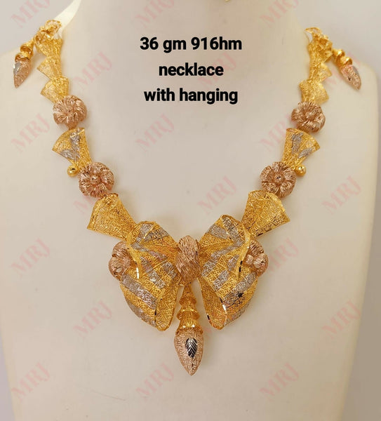 22kt Flora Necklace