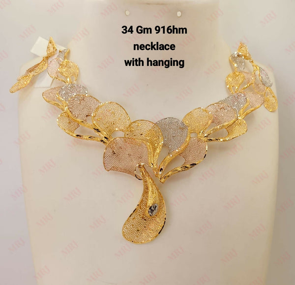 22kt Flora Necklace