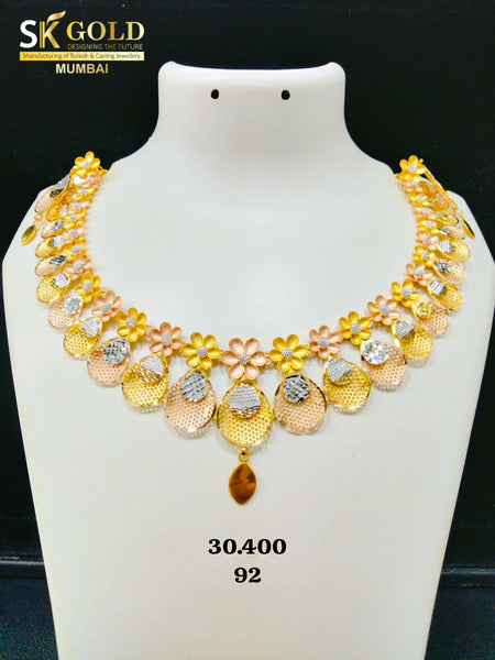 22kt Flora Necklace