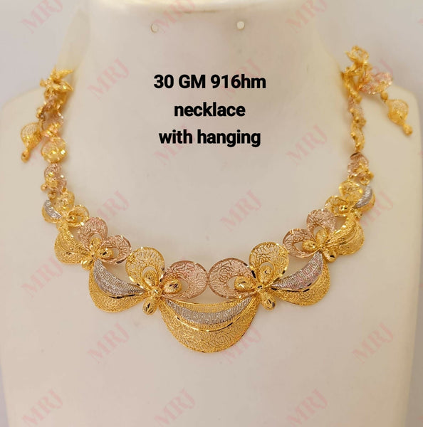 22kt Flora Necklace