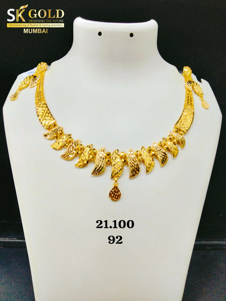 22kt Flora Necklace