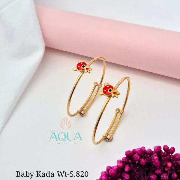 18kt Italian Baby Kada