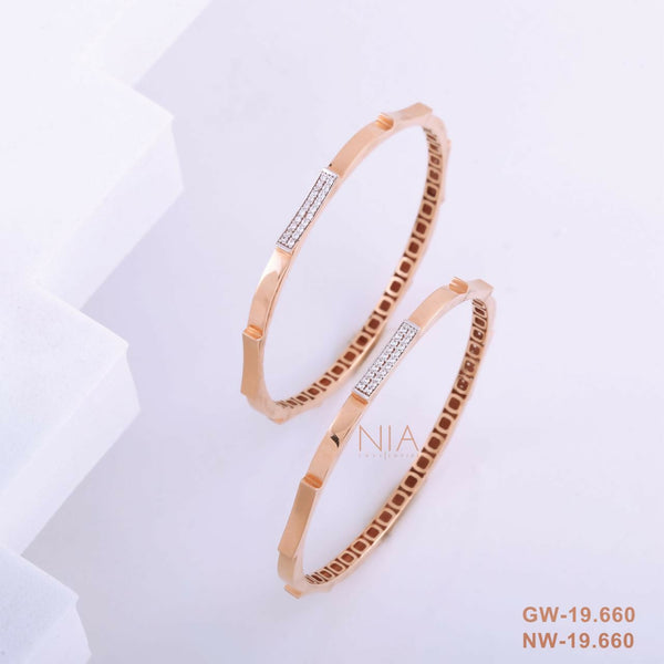 18kt Rose Gold Bangles