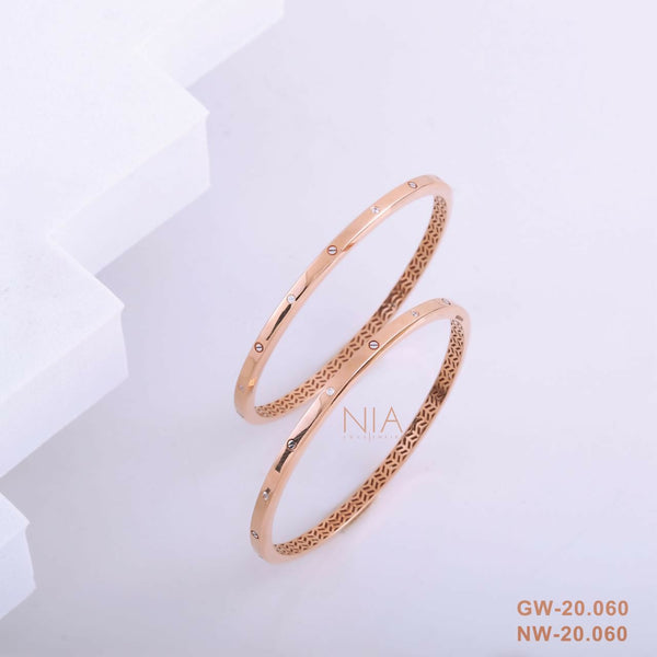 18kt Rose Gold Bangles