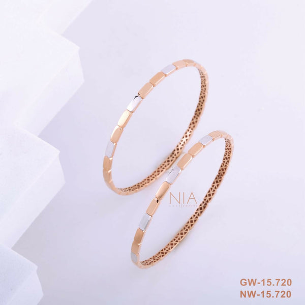 18kt Rose Gold Bangles