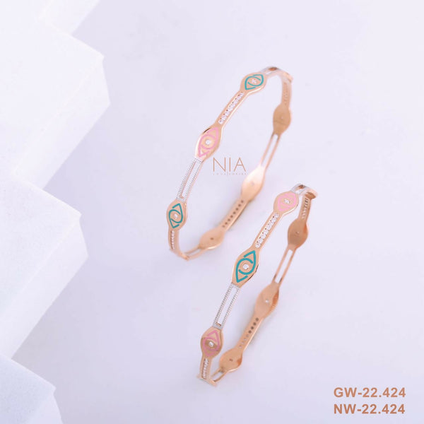 18kt Rose Gold Bangles
