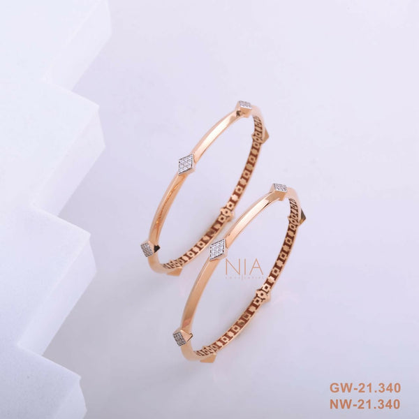 18kt Rose Gold Bangles