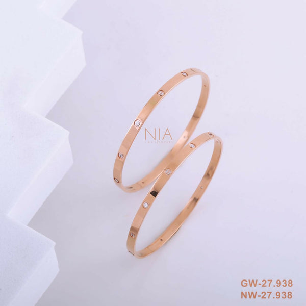 18kt Rose Gold Bangles
