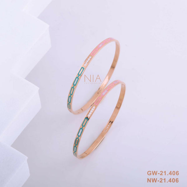 18kt Rose Gold Bangles