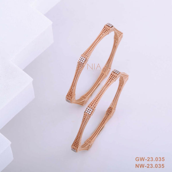 18kt Rose Gold Bangles
