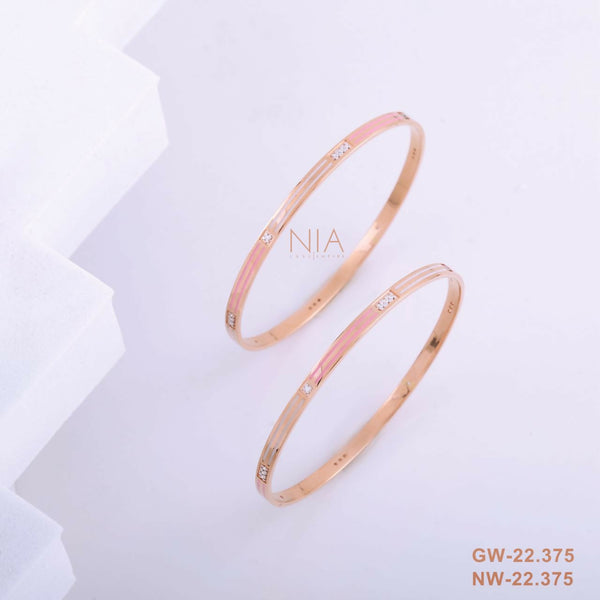 18kt Rose Gold Bangles