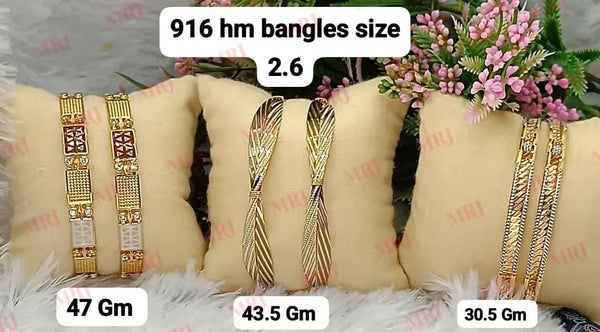 22kt CNC Bangles