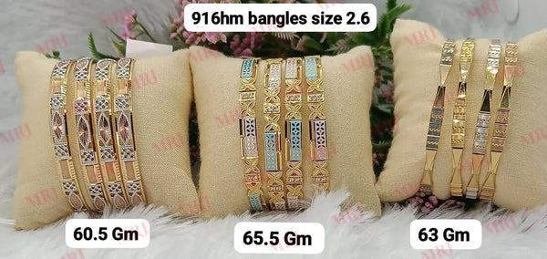 22kt CNC Bangles