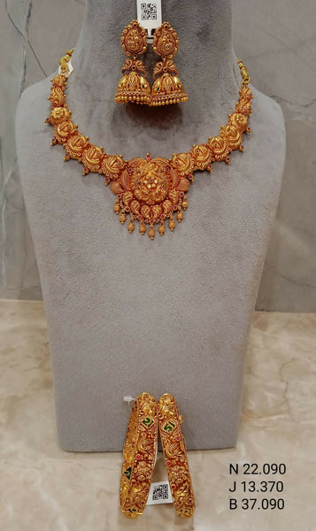 Antique Temple Necklace & Bangles