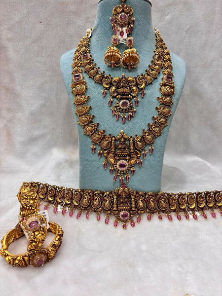Antique Temple Necklace, Long Set, Chick Set & Bangles