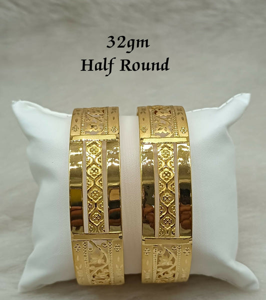 Half Round Bangles