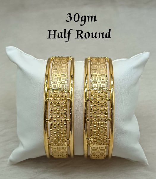 Half Round Bangles