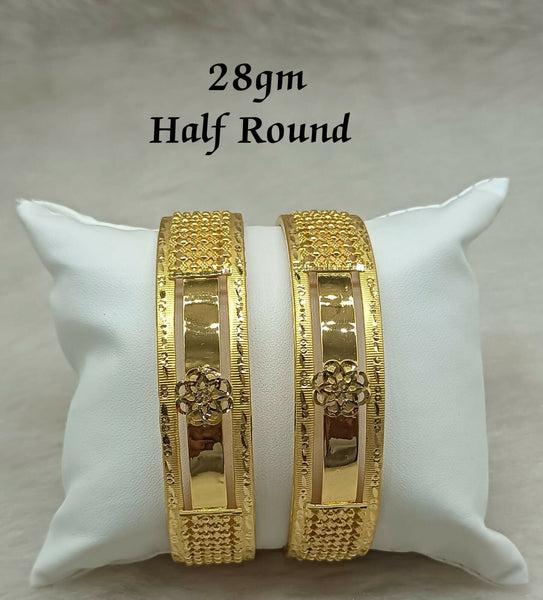Half Round Bangles