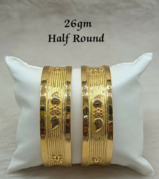Half Round Bangles