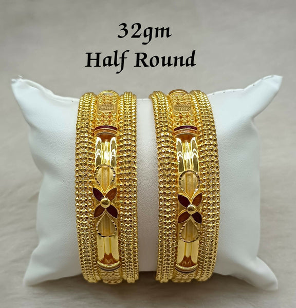 Half Round Bangles