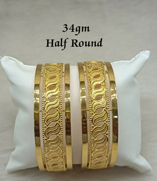 Half Round Bangles