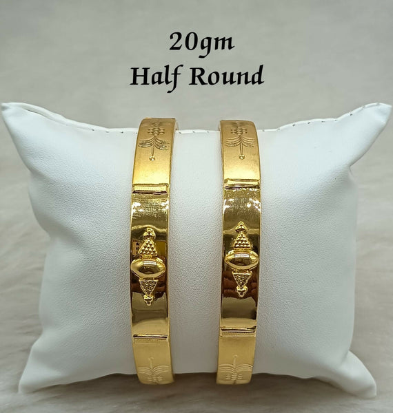 Half Round Bangles