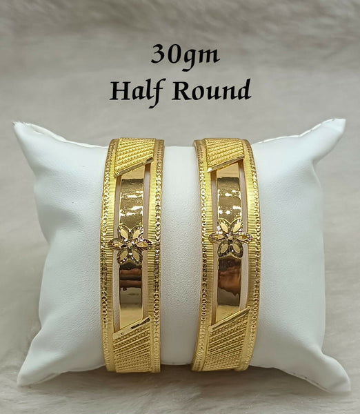 Half Round Bangles