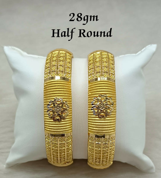Half Round Bangles