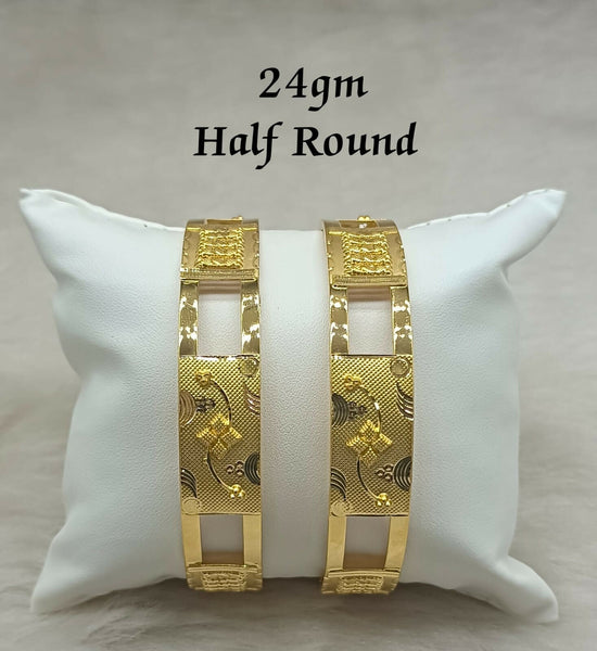 Half Round Bangles