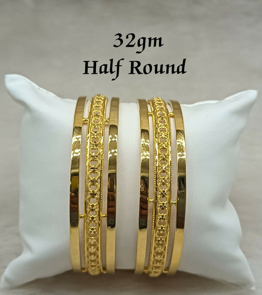 Half Round Bangles
