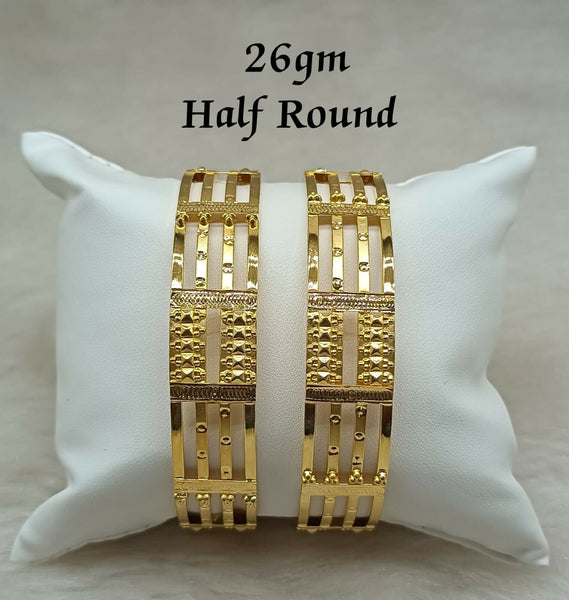 Half Round Bangles