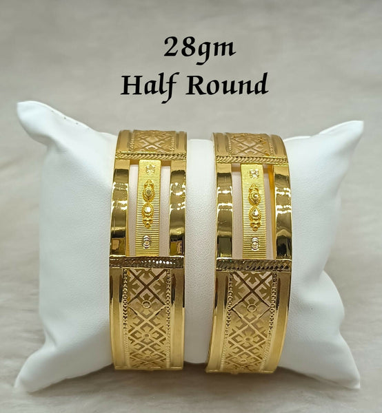 Half Round Bangles