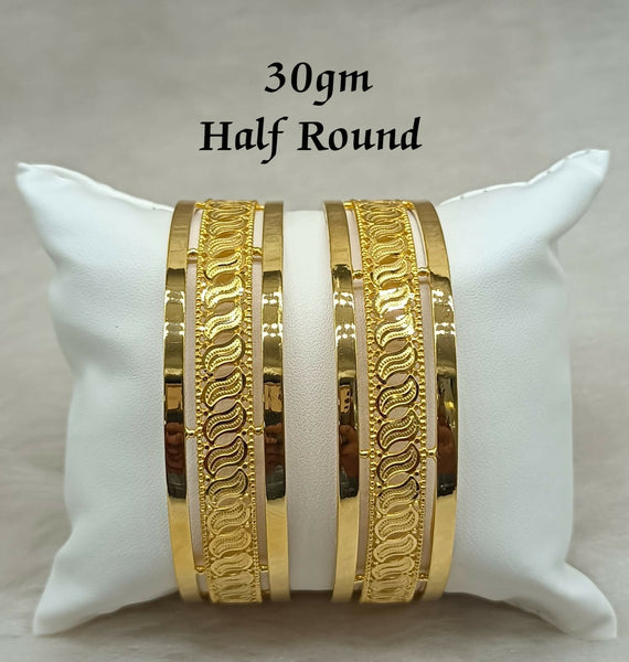 Half Round Bangles