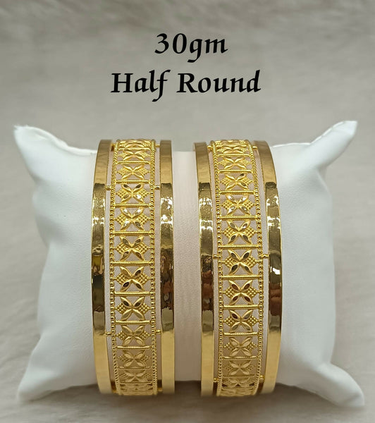 Half Round Bangles