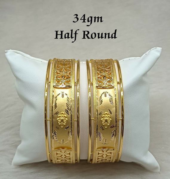 Half Round Bangles