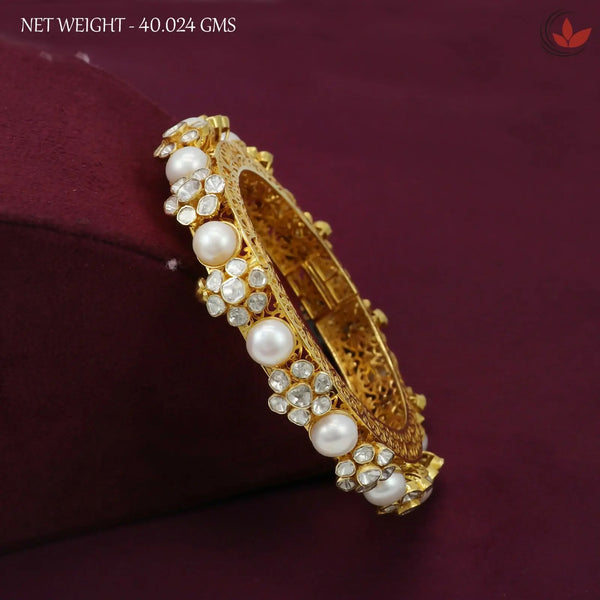 Kundan Antique Bangles
