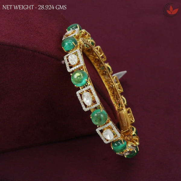 Kundan Antique Bangles