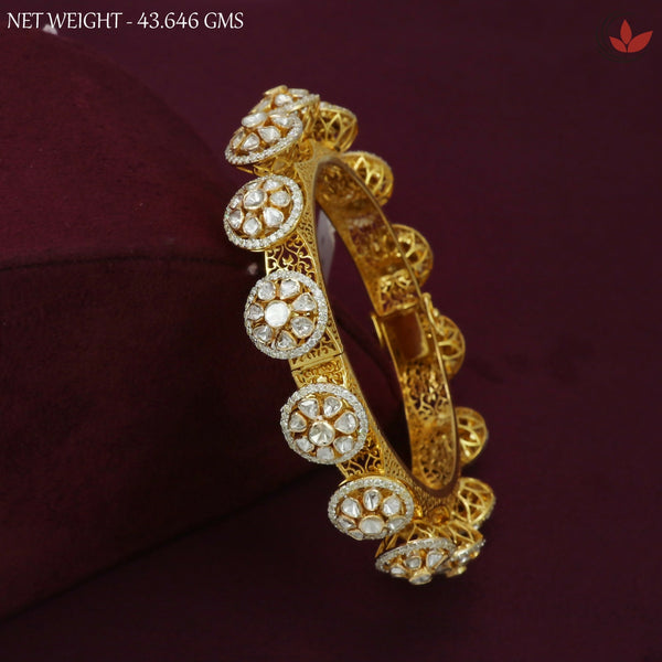Kundan Antique Bangles