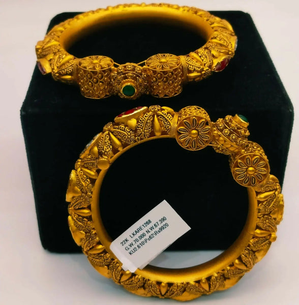 Kundan Antique Bangles