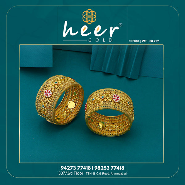 Kundan Antique Bangles