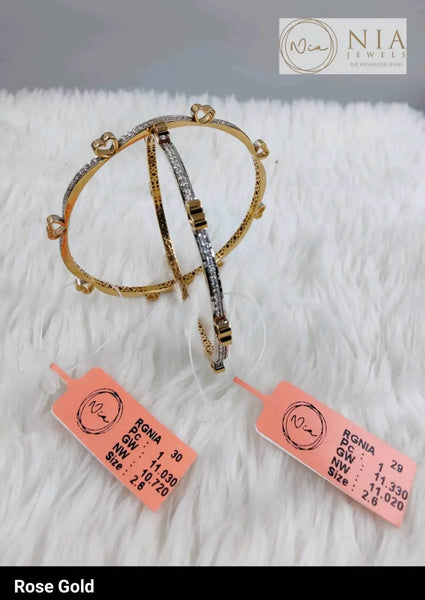 Rose Gold Bangles