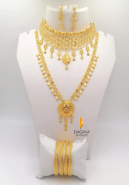 Turkey Choker, Long Set and Bangles