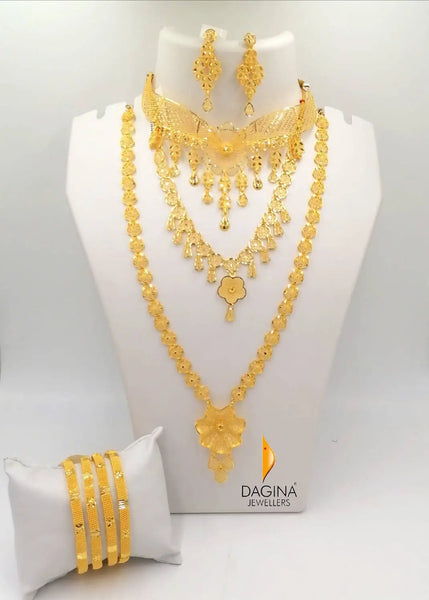 Turkey Choker, Long Set and Bangles