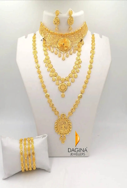 Turkey Choker, Long Set and Bangles