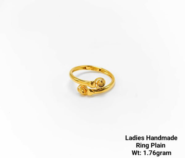 Ladies Handmade Ring Plain