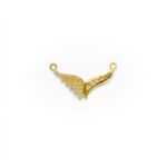 Elegant Angel Wing Mangalsutra Pendant with Sparkling Designer Finish