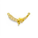 Elegant Floral Sparkle Mangalsutra Pendant with Luxury Designer Finish