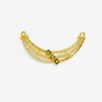 Elegant Dual Layer Mangalsutra Pendant with Geometric Designer Finish