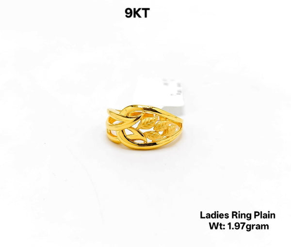 9kt Ladies Ring Plain